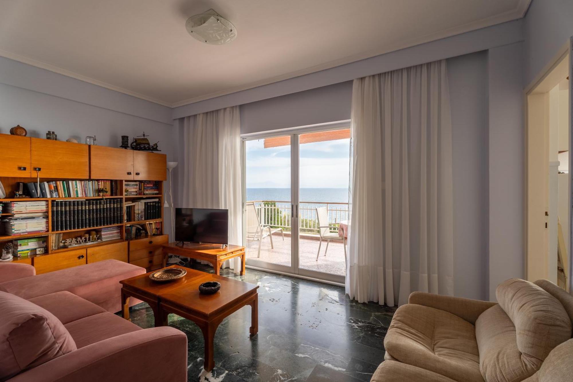 شقة Sunshine House Offering Spectacular Views To Olymp A نيا إيراكليا المظهر الخارجي الصورة