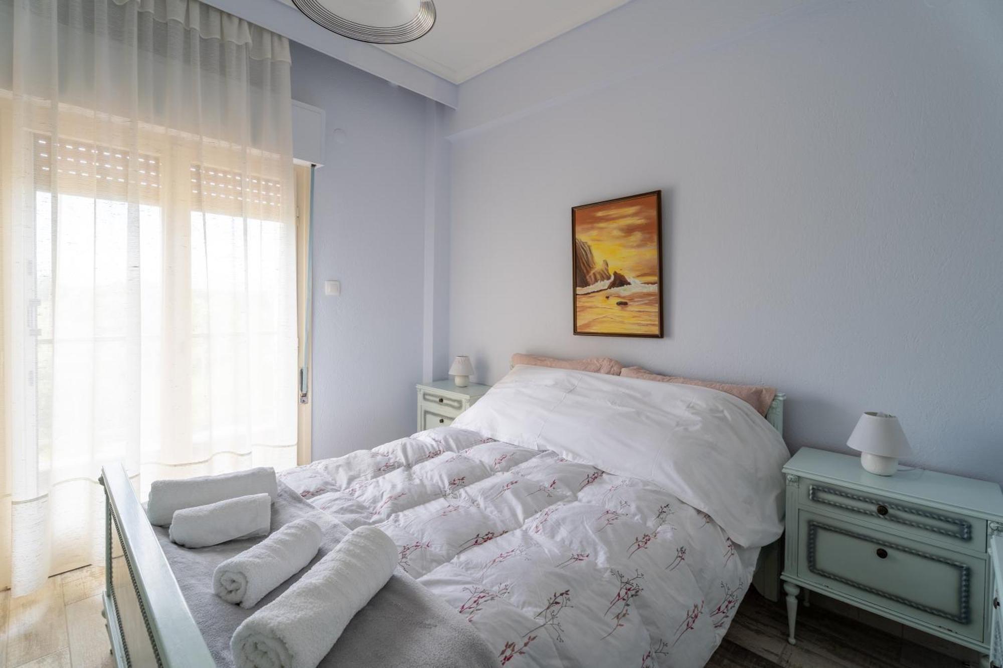 شقة Sunshine House Offering Spectacular Views To Olymp A نيا إيراكليا المظهر الخارجي الصورة
