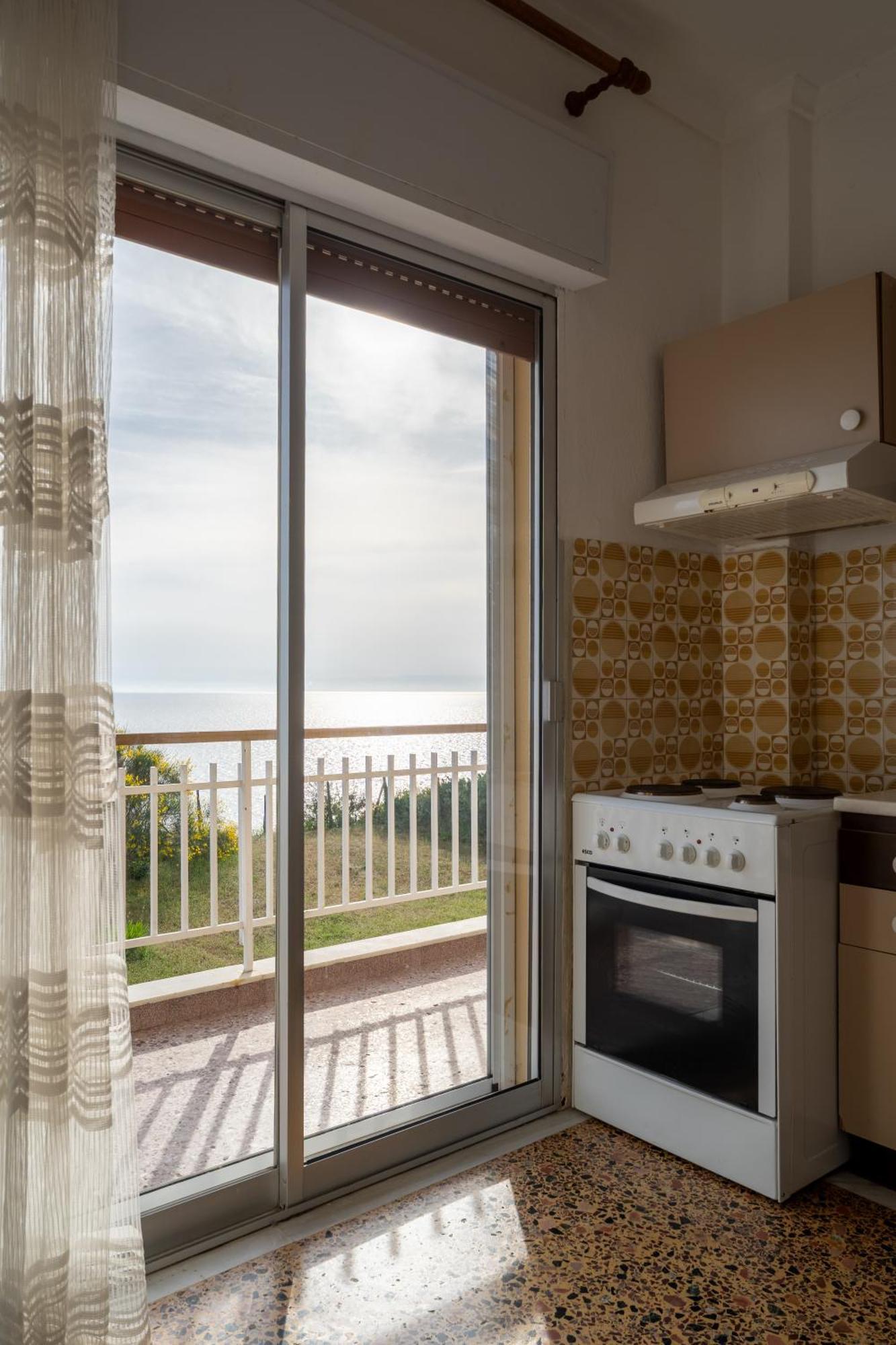 شقة Sunshine House Offering Spectacular Views To Olymp A نيا إيراكليا المظهر الخارجي الصورة